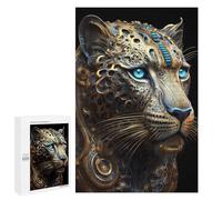 para Adultos 1000 PCS Rompecabezas Mystical Cosmic Leopard Rompecabezas para Adultos Juego Familiar Corte De Precisión Cumpleaños Y Navidad 1000 PCS