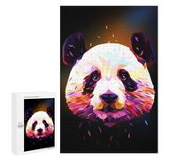 para Adultos 1000 PCS Rompecabezas Panda Low Poly Abstract Rompecabezas para Adolescentes Juego Práctico Decoración del Hogar Juego Desafiante Regalos 1000 PCS