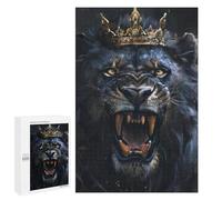 para Adultos 1000 PCS Rompecabezas Regal Lion King Rompecabezas para Adultos, Divertidos Y con Humor para Cumpleaños, Navidad, 1000 PCS