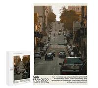 para Adultos 1000 PCS Rompecabezas San Francisco City Rompecabezas para Adolescentes Juego Práctico Decoración del Hogar Juego Desafiante Regalos 1000 PCS