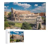 para Adultos 1000 PCS Rompecabezas The Colosseum in Rome Rompecabezas para Adultos Juguetes Antiestrés Aliviador del Estrés Juego Desafiante Regalos 1000 PCS