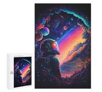 para Adultos 1000 PCS Rompecabezas The Last Astronaut Rompecabezas para Adultos Juego Familiar Corte De Precisión Cumpleaños Y Navidad 1000 PCS