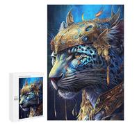 para Adultos 1000 PCS Rompecabezas The Majestic Jaguar Rompecabezas para Adultos Juego Familiar Corte De Precisión Cumpleaños Y Navidad 1000 PCS