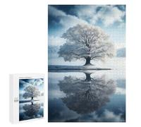 para Adultos 1000 PCS Rompecabezas The Winter Tree of Life Rompecabezas para Adolescentes Juego Práctico Decoración del Hogar Juego Desafiante Regalos 1000 PCS