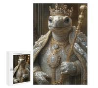 para Adultos 1000 PCS Rompecabezas Turtle King Animal Rompecabezas para Adultos Juego Familiar Corte De Precisión Cumpleaños Y Navidad 1000 PCS
