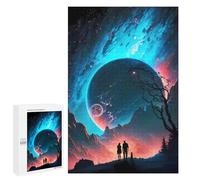 para Adultos 1000 PCS Rompecabezas Voyagers of The Night Rompecabezas para Adultos Juegos Relajantes para La Diversión Familiar Juego Desafiante Regalos 1000 PCS