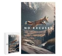 para Adultos 1000 PCS Rompecabezas Wild Ambition No Excuses Rompecabezas para Adultos Juegos Relajantes para La Diversión Familiar Juego Desafiante Regalos 1000 PCS