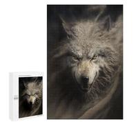 para Adultos 1000 PCS Rompecabezas Wolf's Roar Wild Spirit Rompecabezas para Adultos Juego Familiar Corte De Precisión Cumpleaños Y Navidad 1000 PCS