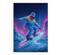 para Adultos 1000pcs(38x26cm) S Rompecabezas Neon Snowboarder Adventure-1 Rompecabezas para Adultos Juegos Familiares Corte De Precisión Juego Desafiante Regalos 1000pcs(38x26cm) S