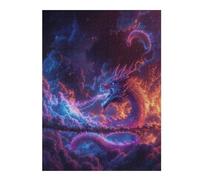 para Adultos 1000pcs(52x38cm) Rompecabezas Dragon Ruler of The Galaxy Rompecabezas para Adultos Juegos Familiares Desafío Difícil Actividades Divertidas En Casa 1000pcs(52x38cm)