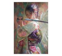 para Adultos 1000pcs(75x50cm) Rompecabezas Samurai Angel Sword Art Rompecabezas para Adultos Juegos Familiares Corte De Precisión Juego Desafiante Regalos 1000pcs(75x50cm)