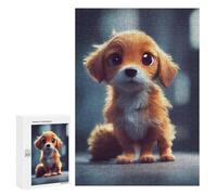 para Adultos 300 PCS Rompecabezas Adorable Puppy Portrait -3 Rompecabezas para Adolescentes Juego Práctico Decoración del Hogar Juego Desafiante Regalos 300 PCS
