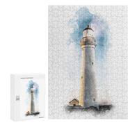 para Adultos 300 PCS Rompecabezas Cape Nelson Lighthouse Rompecabezas para Adolescentes Juego Práctico Decoración del Hogar Juego Desafiante Regalos 300 PCS