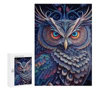 para Adultos 300 PCS Rompecabezas Colorful Fantasy Owl-18 Rompecabezas para Adultos Juego De Ingenio Regalos para Mujeres Diversión En Casa Actividades, 300 PCS