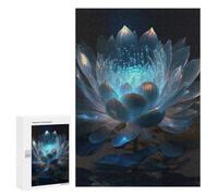 para Adultos 300 PCS Rompecabezas Colorful Lotus Flowers Rompecabezas para Adultos Juego Familiar Corte De Precisión Cumpleaños Y Navidad 300 PCS