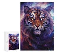 para Adultos 300 PCS Rompecabezas Cosmic Tiger Portrait-14 Rompecabezas para Adultos Juguetes Antiestrés Aliviador del Estrés Juego Desafiante Regalos 300 PCS