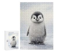para Adultos 300 PCS Rompecabezas Cute Penguin Chick Rompecabezas para Adultos, Divertidos Y con Humor para Cumpleaños, Navidad, 300 PCS