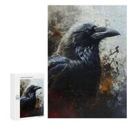 para Adultos 300 PCS Rompecabezas Edgar Allen PoE The Raven Rompecabezas para Adultos Juego Familiar Corte De Precisión Cumpleaños Y Navidad 300 PCS