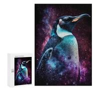 para Adultos 300 PCS Rompecabezas Galactic Penguin Art Print-3 Rompecabezas para Adultos Juego Familiar Corte De Precisión Actividades Divertidas En Casa 300 PCS