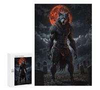 para Adultos 300 PCS Rompecabezas Guardian of The Graveyard Rompecabezas para Adolescentes Juego Práctico Decoración del Hogar Juego Desafiante Regalos 300 PCS
