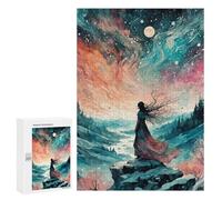 para Adultos 300 PCS Rompecabezas Magic of The North Rompecabezas para Adultos Juego Familiar Corte De Precisión Cumpleaños Y Navidad 300 PCS