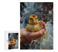 para Adultos 300 PCS Rompecabezas Pick Up The Duck Meme Rompecabezas para Adultos Juegos Relajantes para La Diversión Familiar Juego Desafiante Regalos 300 PCS