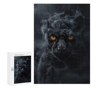 para Adultos 300 PCS Rompecabezas Puma in Black Smoke Rompecabezas para Adolescentes Juego Práctico Decoración del Hogar Juego Desafiante Regalos 300 PCS