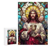 para Adultos 300 PCS Rompecabezas Religion Poster Rompecabezas para Adultos Juego Familiar Corte De Precisión Cumpleaños Y Navidad 300 PCS