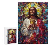 para Adultos 300 PCS Rompecabezas Religion Poster4 Rompecabezas para Adolescentes Juego Práctico Decoración del Hogar Juego Desafiante Regalos 300 PCS