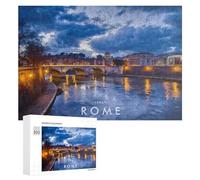 para Adultos 300 PCS Rompecabezas Rome City of Eternal Beauty Rompecabezas para Adultos Juguetes Antiestrés Aliviador del Estrés Juego Desafiante Regalos 300 PCS