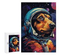 para Adultos 300 PCS Rompecabezas Space Dog Adventure-179 Rompecabezas para Adultos Juego Familiar Corte De Precisión Actividades Divertidas En Casa 300 PCS