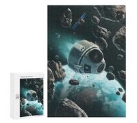 para Adultos 300 PCS Rompecabezas Space Exploration Rompecabezas para Adultos Juegos Relajantes para La Diversión Familiar Juego Desafiante Regalos 300 PCS