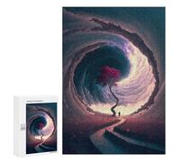 para Adultos 300 PCS Rompecabezas Spiral Path to The Tree of Dreams Rompecabezas para Adultos Juegos Relajantes para La Diversión Familiar Juego Desafiante Regalos 300 PCS