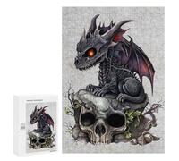 para Adultos 300 PCS Rompecabezas The King of Darkness Rompecabezas para Adolescentes Juego Práctico Decoración del Hogar Juego Desafiante Regalos 300 PCS