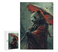 para Adultos 300 PCS Rompecabezas The Mysterious Panda Rompecabezas para Adolescentes Juego Práctico Decoración del Hogar Juego Desafiante Regalos 300 PCS