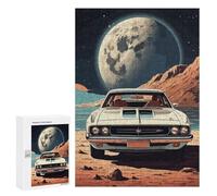 para Adultos 300 PCS Rompecabezas Vintage Space Rompecabezas para Adultos Juego Familiar Corte De Precisión Cumpleaños Y Navidad 300 PCS