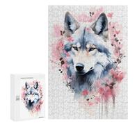 para Adultos 300 PCS Rompecabezas Wolf Poster, Picture, Metal Print, Paint by Michael I. Organ Rompecabezas para Adultos Juego Familiar Corte De Precisión Cumpleaños Y Navidad 300 PC