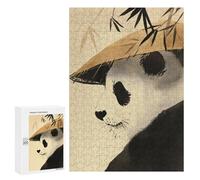 para Adultos 300 PCS Rompecabezas Zen Bamboo Panda Bear Rompecabezas para Adultos Juego Familiar Corte De Precisión Cumpleaños Y Navidad 300 PCS