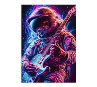 para Adultos 38x26cm/1000pcs Rompecabezas Astronaut Guitarist in Space -1 Rompecabezas para Adultos Juegos Familiares Regalos para Mujeres Cumpleaños Y Navidad 38x26cm/1000pcs