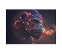 para Adultos 38x26cm/1000pcs Rompecabezas Galactic Gorilla Cosmic Artistry -1 Rompecabezas para Adultos Juegos Familiares Regalos para Mujeres Cumpleaños Y Navidad 38x26cm/1000pcs