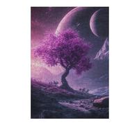 para Adultos 38x26cm/1000pcsS Rompecabezas Purple Planet Fantasy Landscape Rompecabezas para Adultos Juegos Familiares Corte De Precisión Juego Desafiante Regalos 38x26cm/1000pcsS