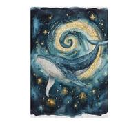 para Adultos 38x26cm/1000pcsS Rompecabezas Whale in Cosmic Spiral Rompecabezas para Adultos Juegos Familiares Corte De Precisión Juego Desafiante Regalos 38x26cm/1000pcsS