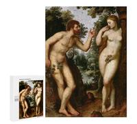 para Adultos 500 PCS Rompecabezas Adam and Eve Rubens Rompecabezas para Adultos Juego Familiar Corte De Precisión Cumpleaños Y Navidad 500 PCS