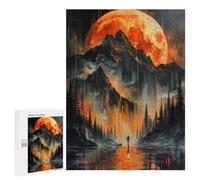 para Adultos 500 PCS Rompecabezas Alone in Golden Landscape Rompecabezas para Adultos Juego Familiar Corte De Precisión Cumpleaños Y Navidad 500 PCS
