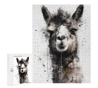 para Adultos 500 PCS Rompecabezas Alpaca Beauty Rompecabezas para Adultos Juego Familiar Corte De Precisión Cumpleaños Y Navidad 500 PCS