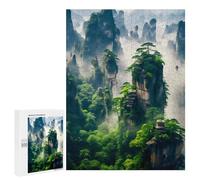 para Adultos 500 PCS Rompecabezas Amazing Temple The Rock Rompecabezas para Adultos Juego Familiar Corte De Precisión Cumpleaños Y Navidad 500 PCS