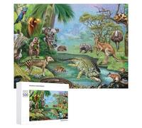 para Adultos 500 PCS Rompecabezas Australian Wildlife Paradise Rompecabezas para Adultos Juego De Ingenio Regalos para Mujeres Diversión En Casa Actividades, 500 PCS