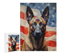 para Adultos 500 PCS Rompecabezas Belgian Malinois Rompecabezas para Adolescentes Juego Práctico Decoración del Hogar Juego Desafiante Regalos 500 PCS