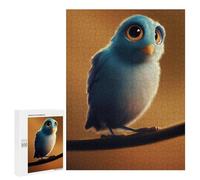 para Adultos 500 PCS Rompecabezas Blue Bird Perched on Branch Rompecabezas para Adolescentes Juego Práctico Decoración del Hogar Juego Desafiante Regalos 500 PCS