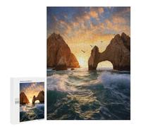 para Adultos 500 PCS Rompecabezas Cabo San Lucas Rocks Rompecabezas para Adultos Juego Familiar Corte De Precisión Cumpleaños Y Navidad 500 PCS